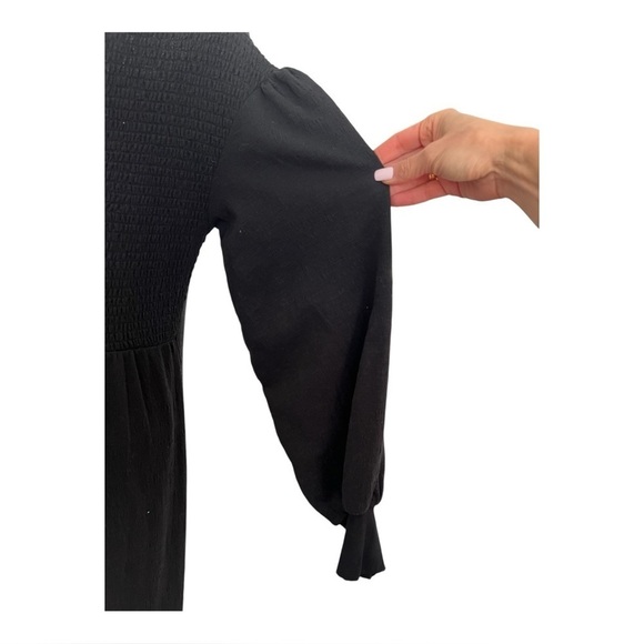 Richer Poorer Cloud Weave Maxi Dress – Black Noir – Size M - Picture 3 of 7